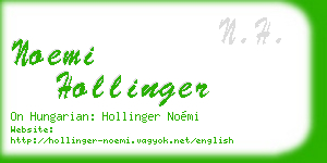 noemi hollinger business card